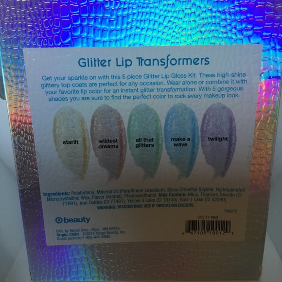 Glitter Lip Transformers Toppers Lip Gloss 5 PC - Picture 4 of 4